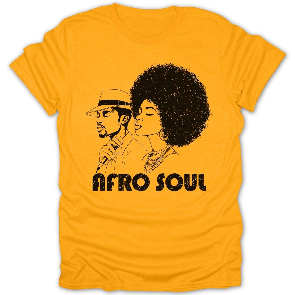 Afro Soul Music Duo Tee - Zion Threadz