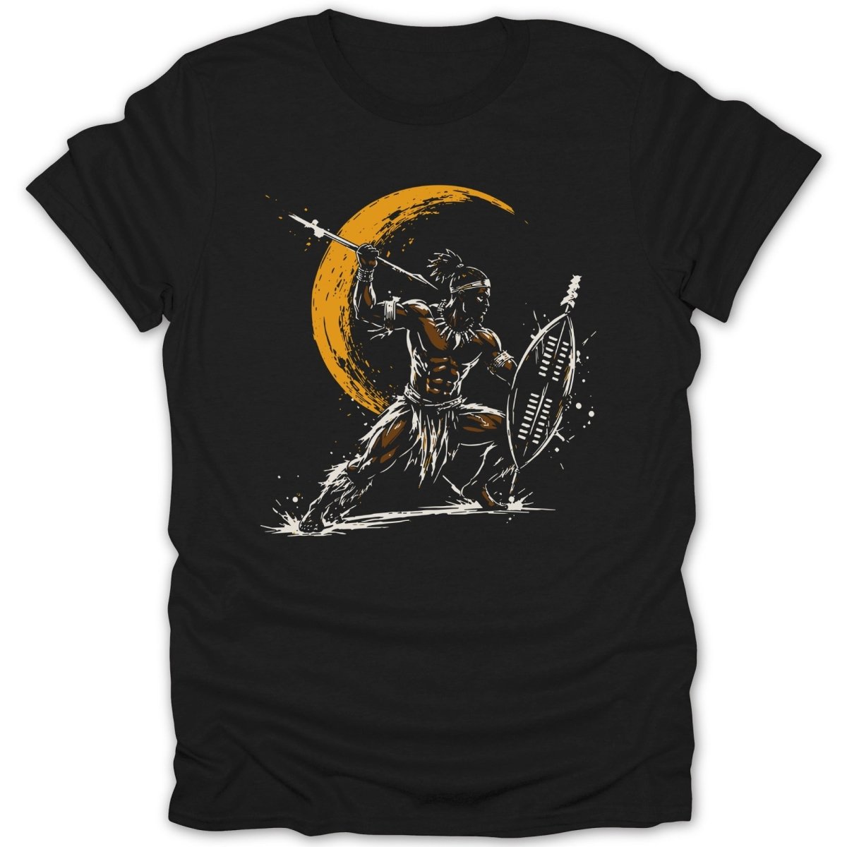 Warrior Shield Moonlit Tee - Zion Threadz