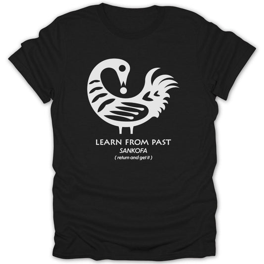Sankofa Adinkra Learn From Past Tee - Zion Threadz