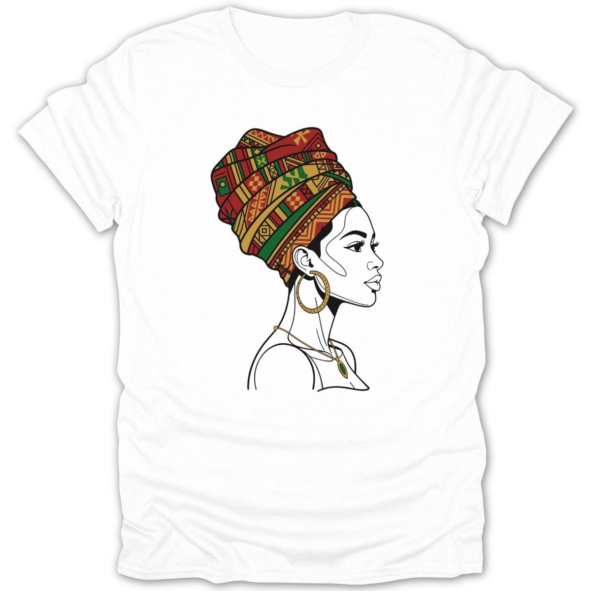 Regal Headwrap Portrait Tee - Zion Threadz