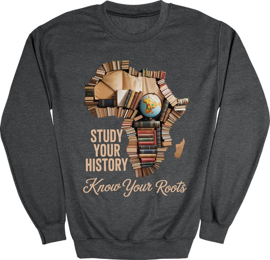 Africa Book Map Sweatshirt - Zion Threadz