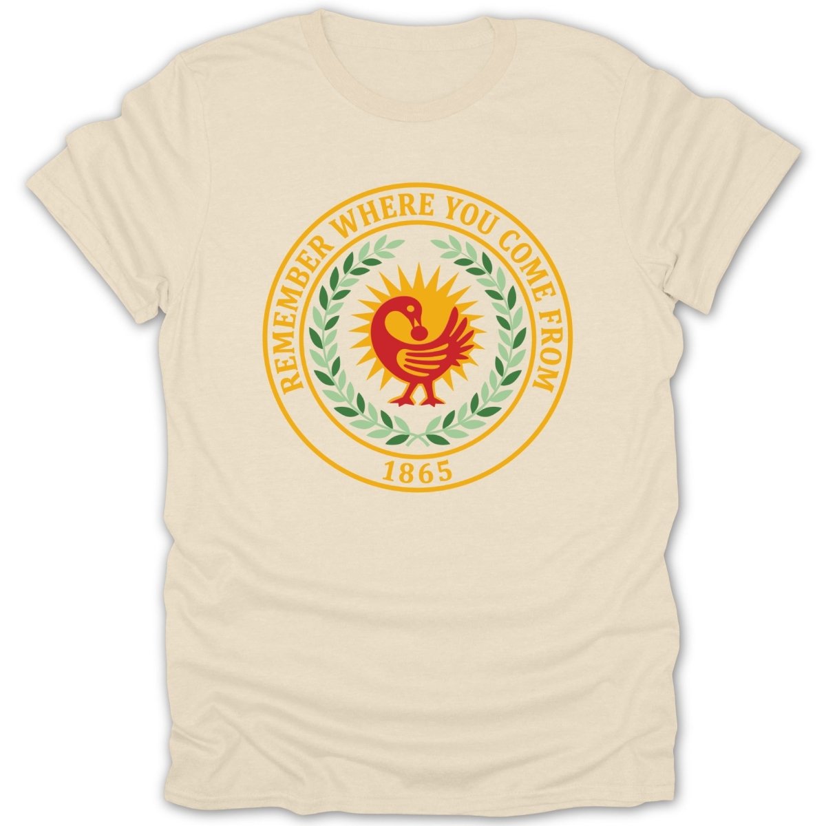 Juneteenth Sankofa Heritage Emblem Tee - Zion Threadz