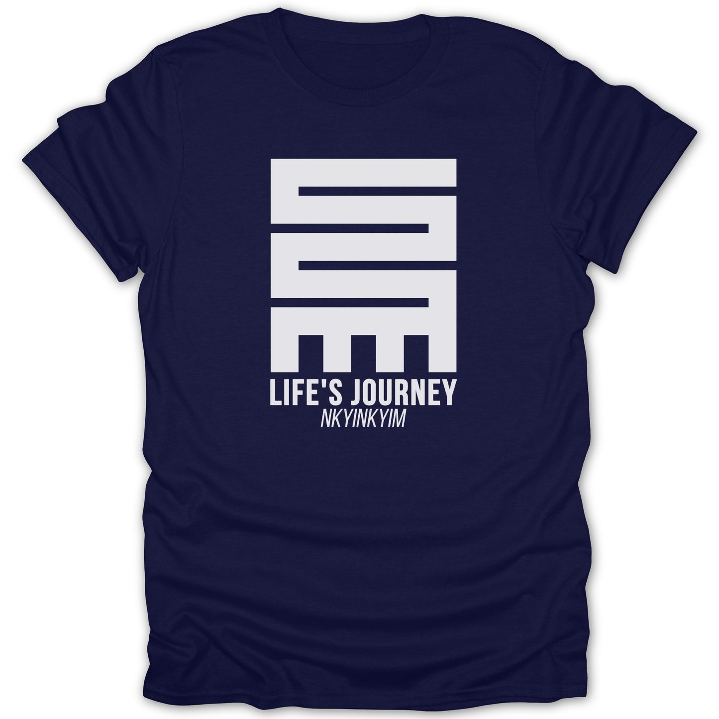 Life's Journey NKYINKYIM Design Inspirational Shirt