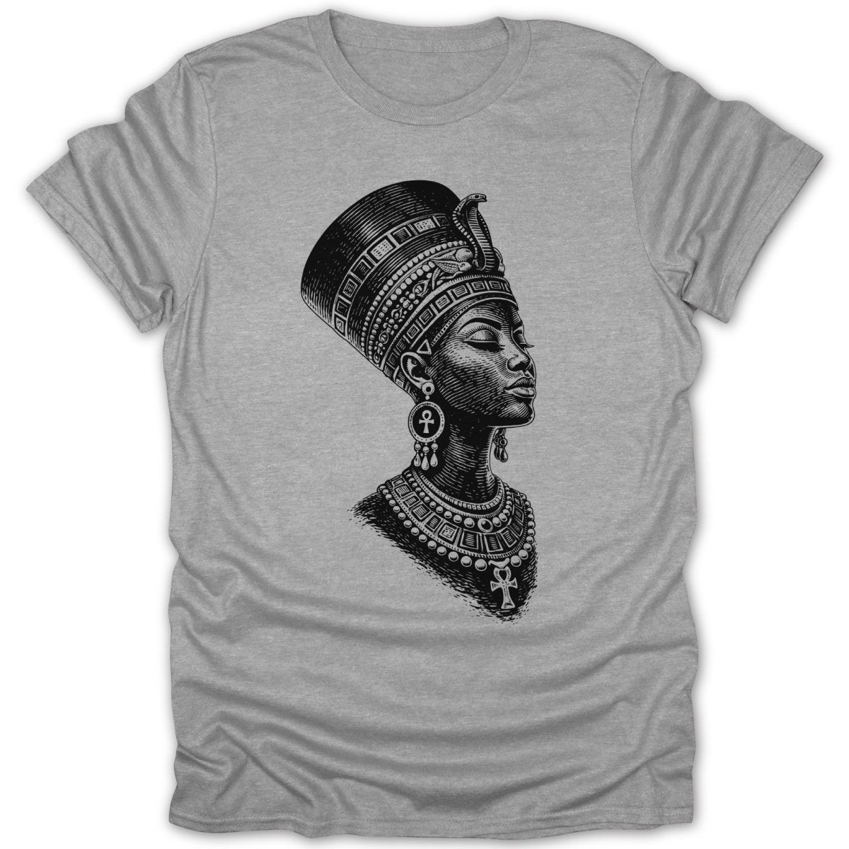 Nefertiti Empress Engraving Tee - Zion Threadz