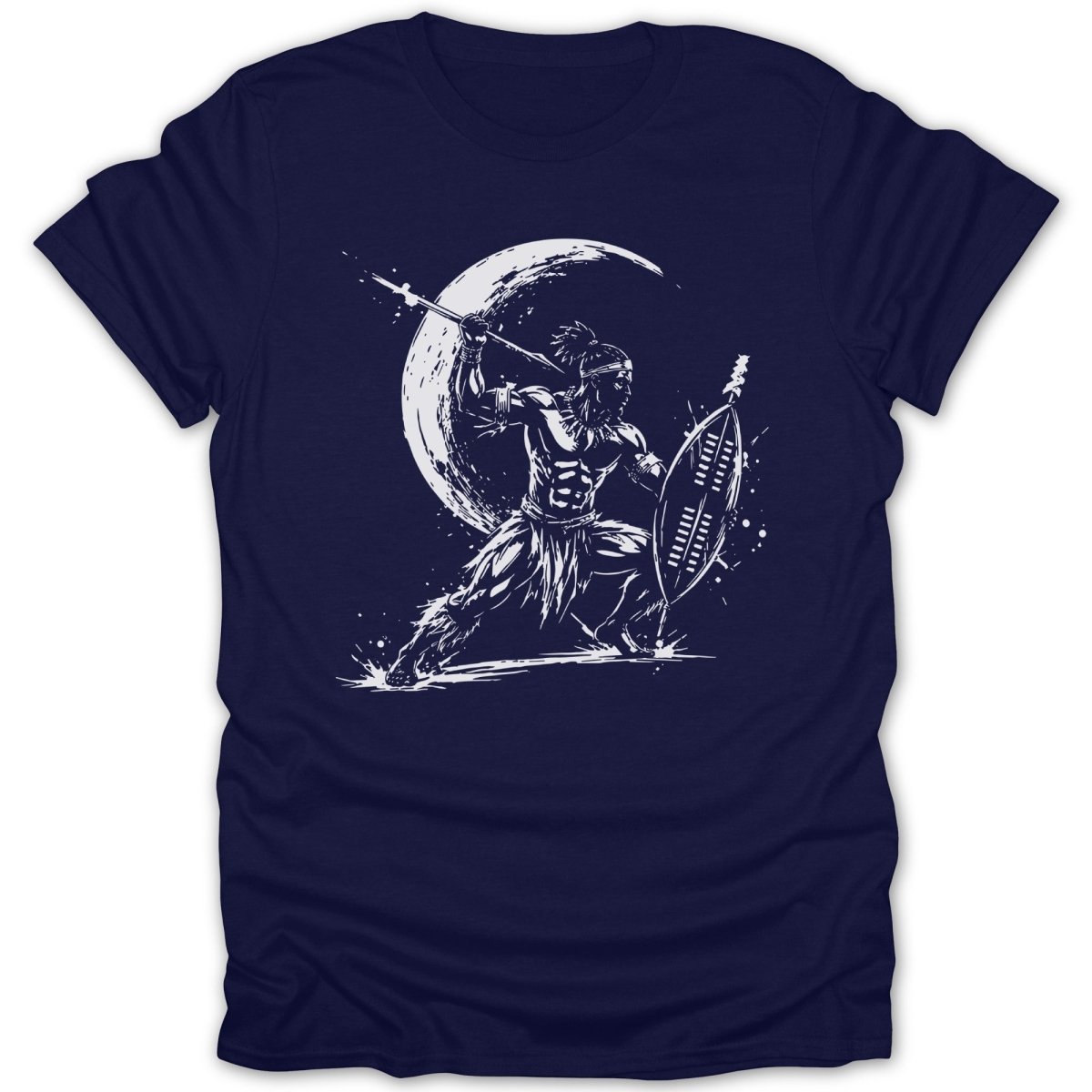 Warrior Shield Moonlit Tee - Zion Threadz