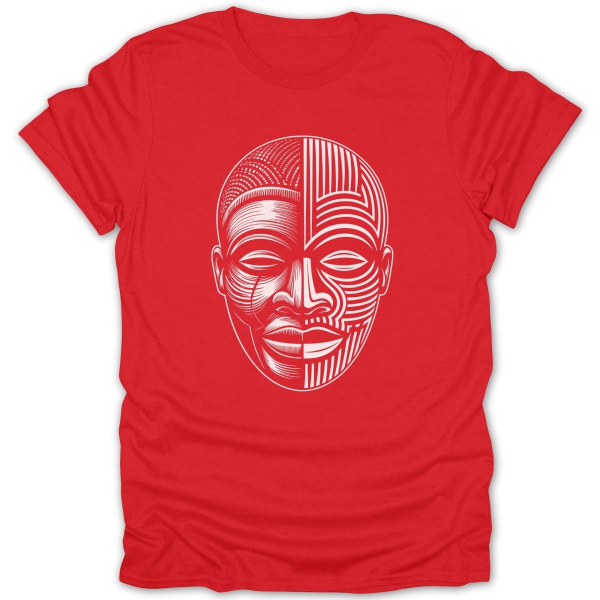 Duality Tribal Mask Tee - Zion Threadz