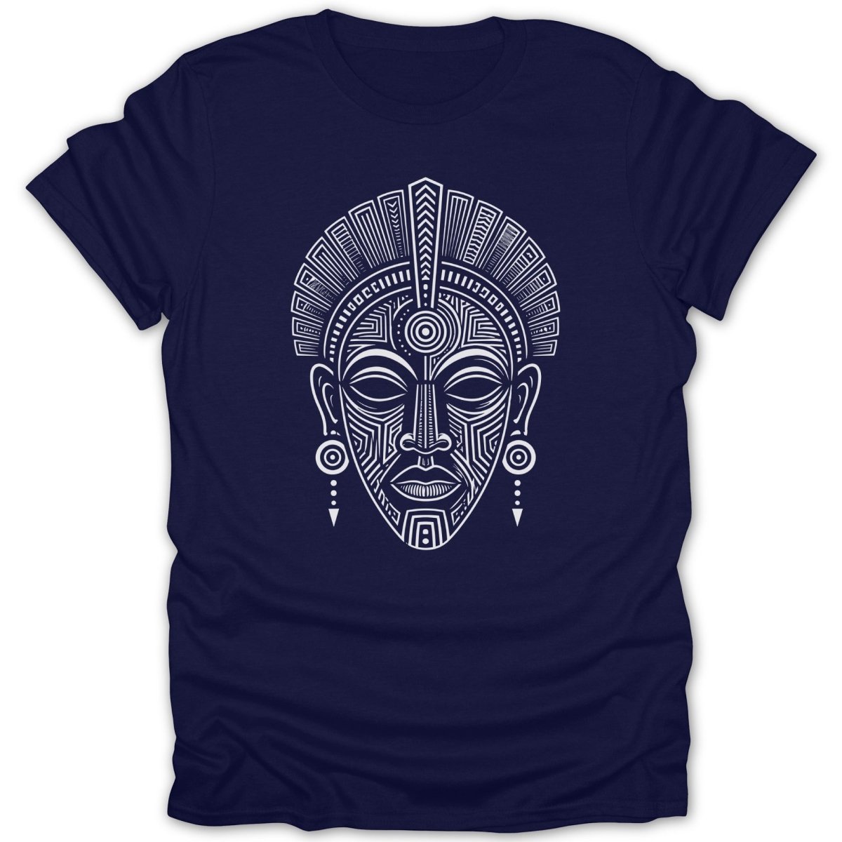 Ancient Spirit Wood Pattern Mask Tee - Zion Threadz