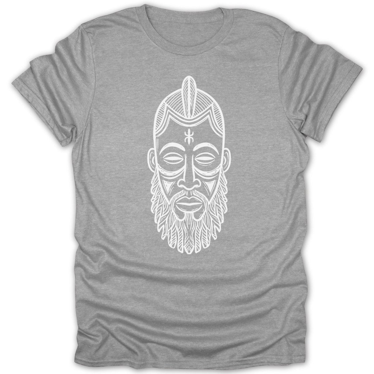 Tribal African Face Mask Tee - Zion Threadz