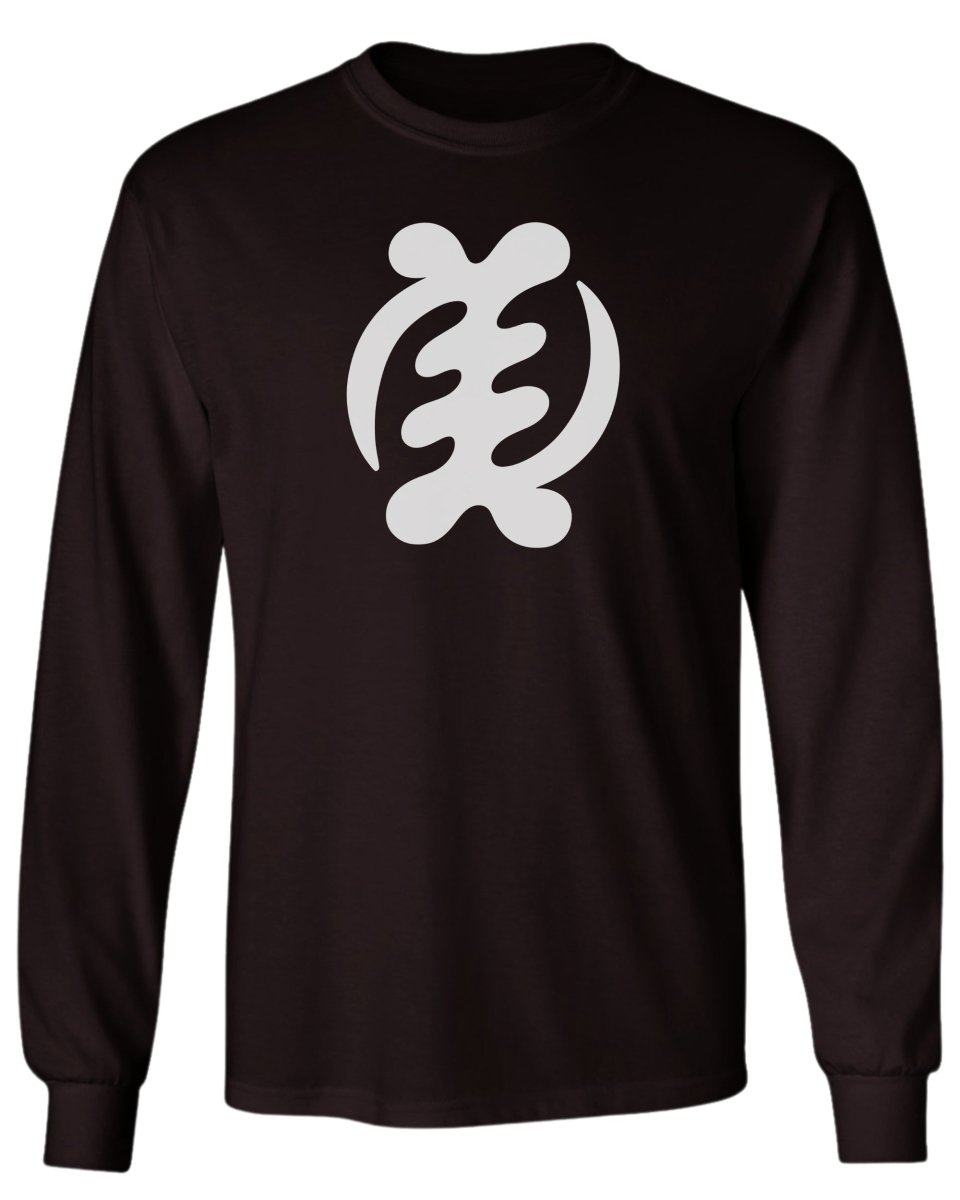 Adinkra Gye Nyame God Long Sleeve Tee - Zion Threadz