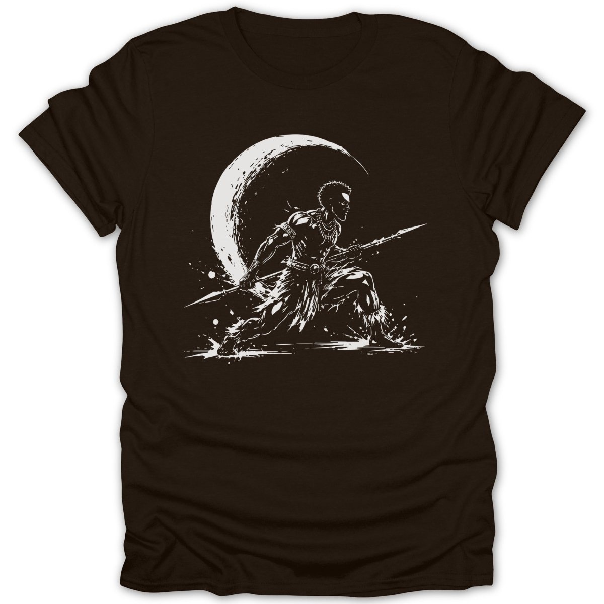 Lunar Warrior Spirit BW Tee - Zion Threadz