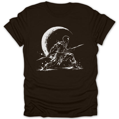 Lunar Warrior Spirit BW Tee - Zion Threadz