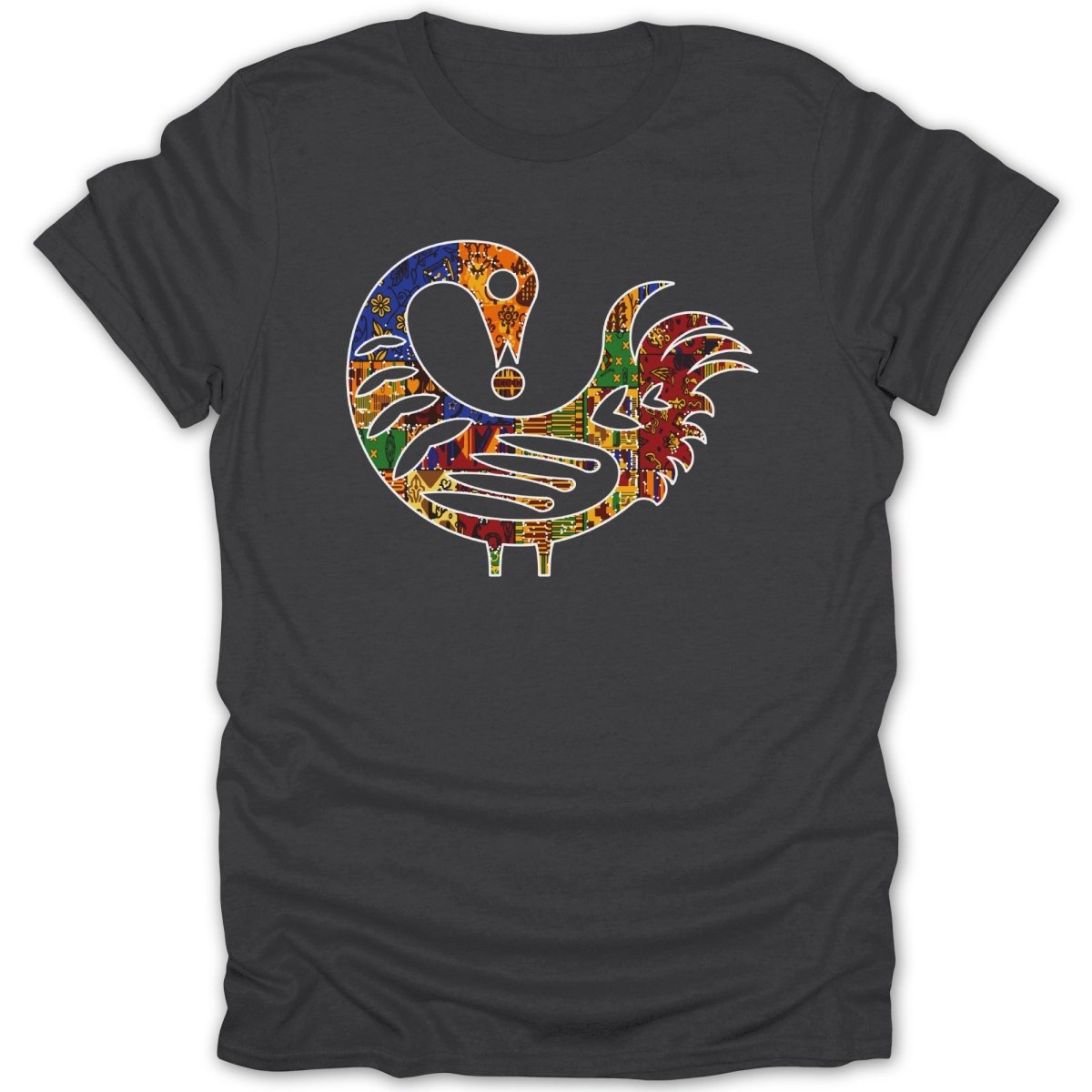 Sankofa Adinkra Tribal Pattern Tee - Zion Threadz