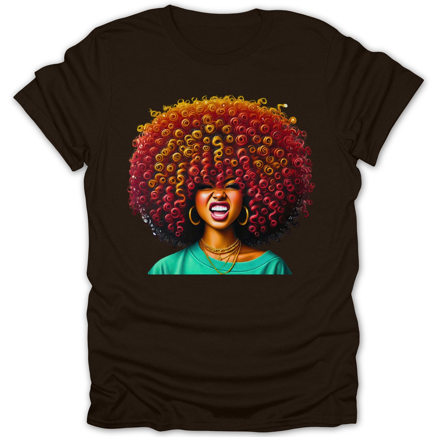 Vibrant Afro Art Graphic Tee Perfect for Casual product type