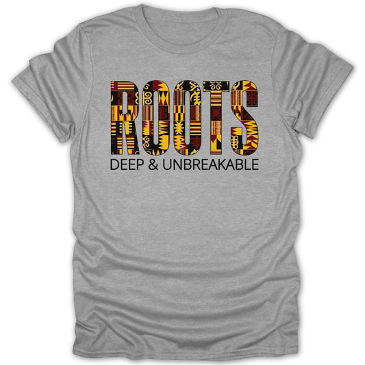 Roots African Pattern Tee - Zion Threadz