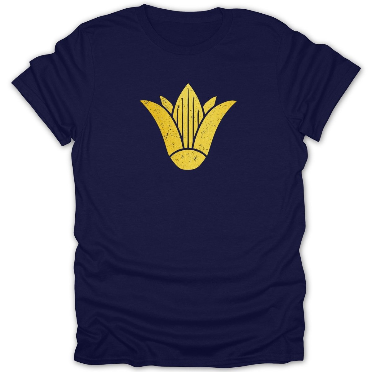 Gold Egyptian Lotus Flower Tee - Zion Threadz