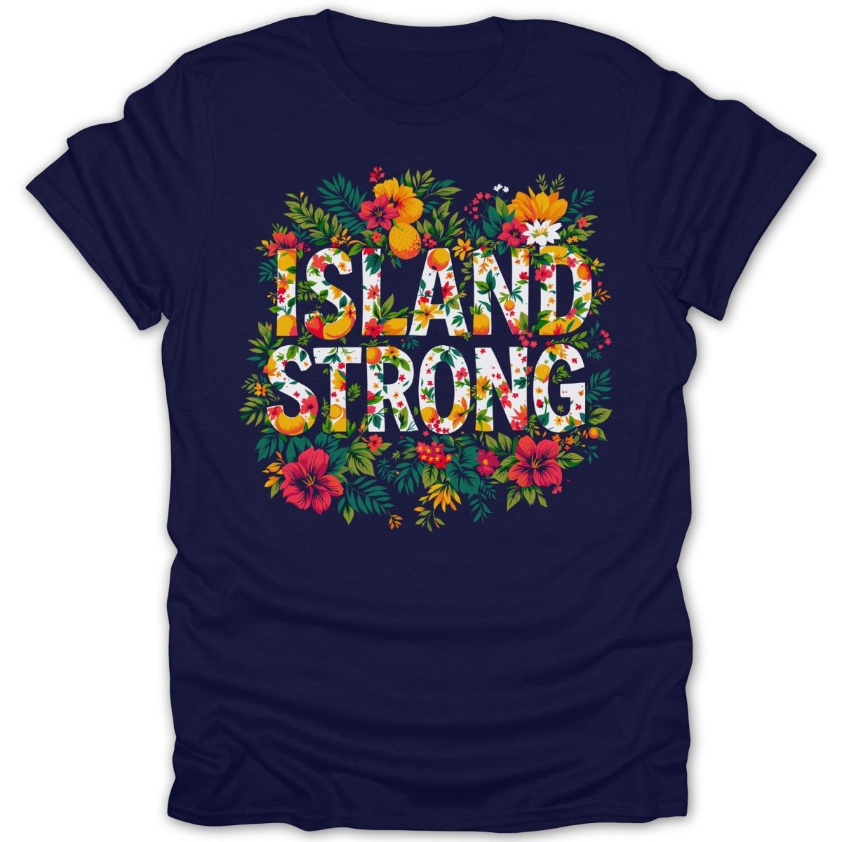 Floral Island Strong Tee - Zion Threadz