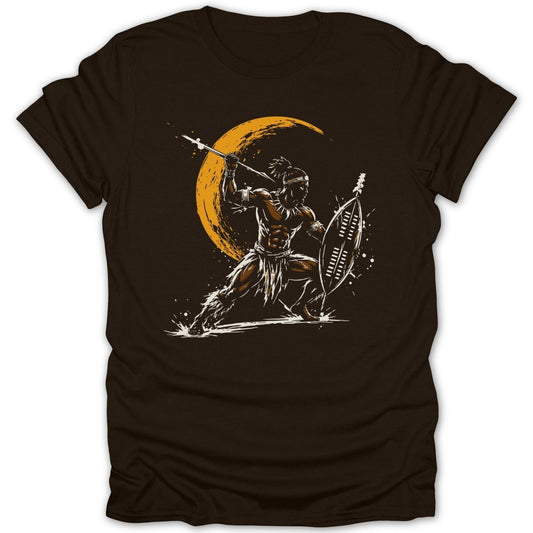 Warrior Shield Moonlit Tee - Zion Threadz