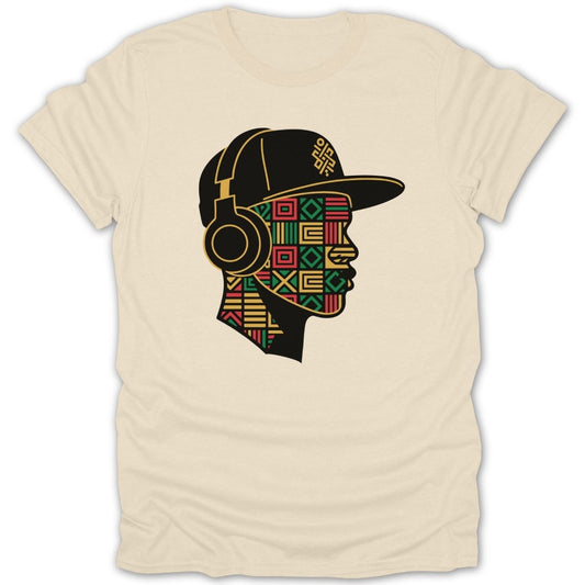 Hip Hop Man Pattern Tee - Zion Threadz