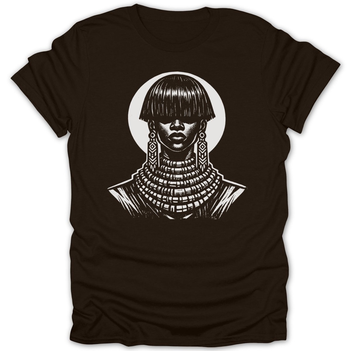 African Queen Hidden Eyes Tee - Zion Threadz