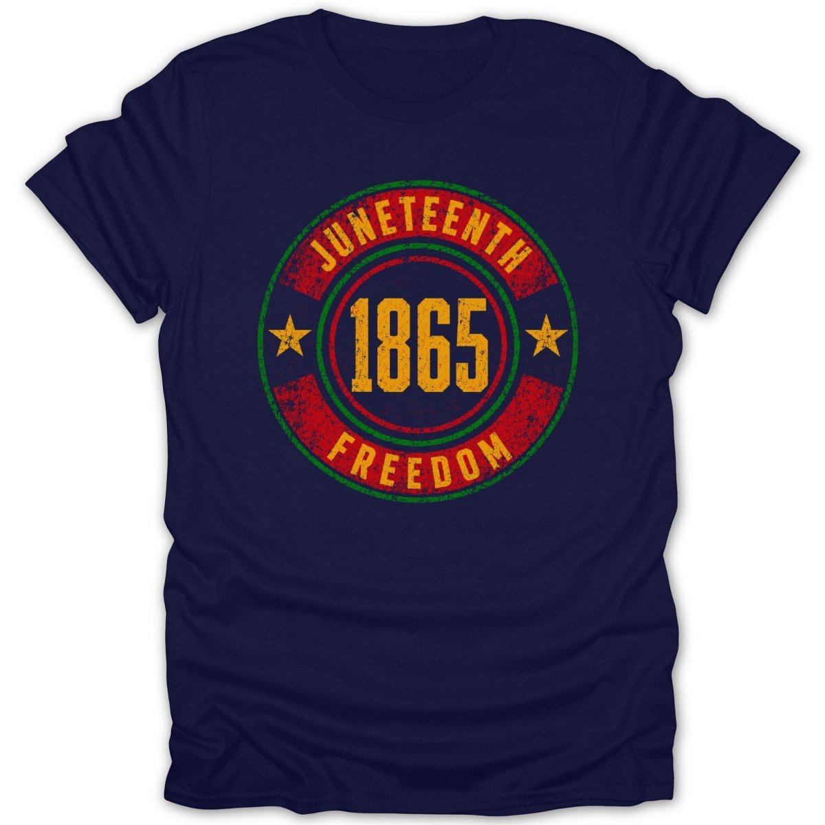 Juneteenth Heritage Freedom 1865 Seal Tee - Zion Threadz
