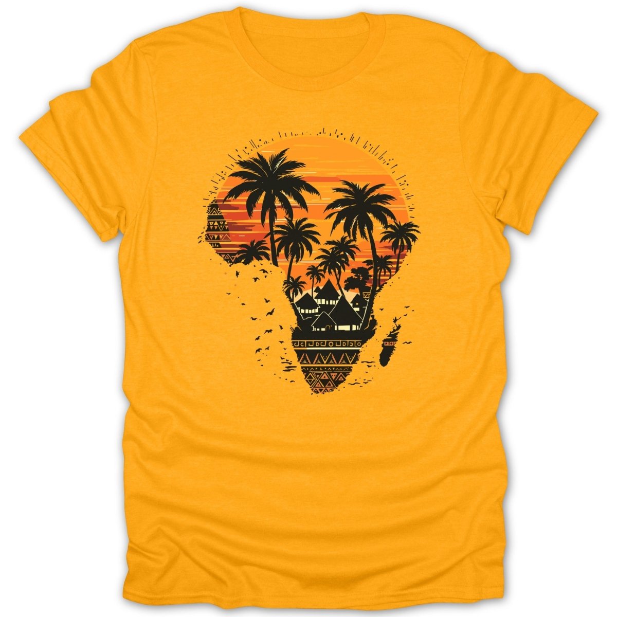 Africa Sunset Palm Tee - Zion Threadz