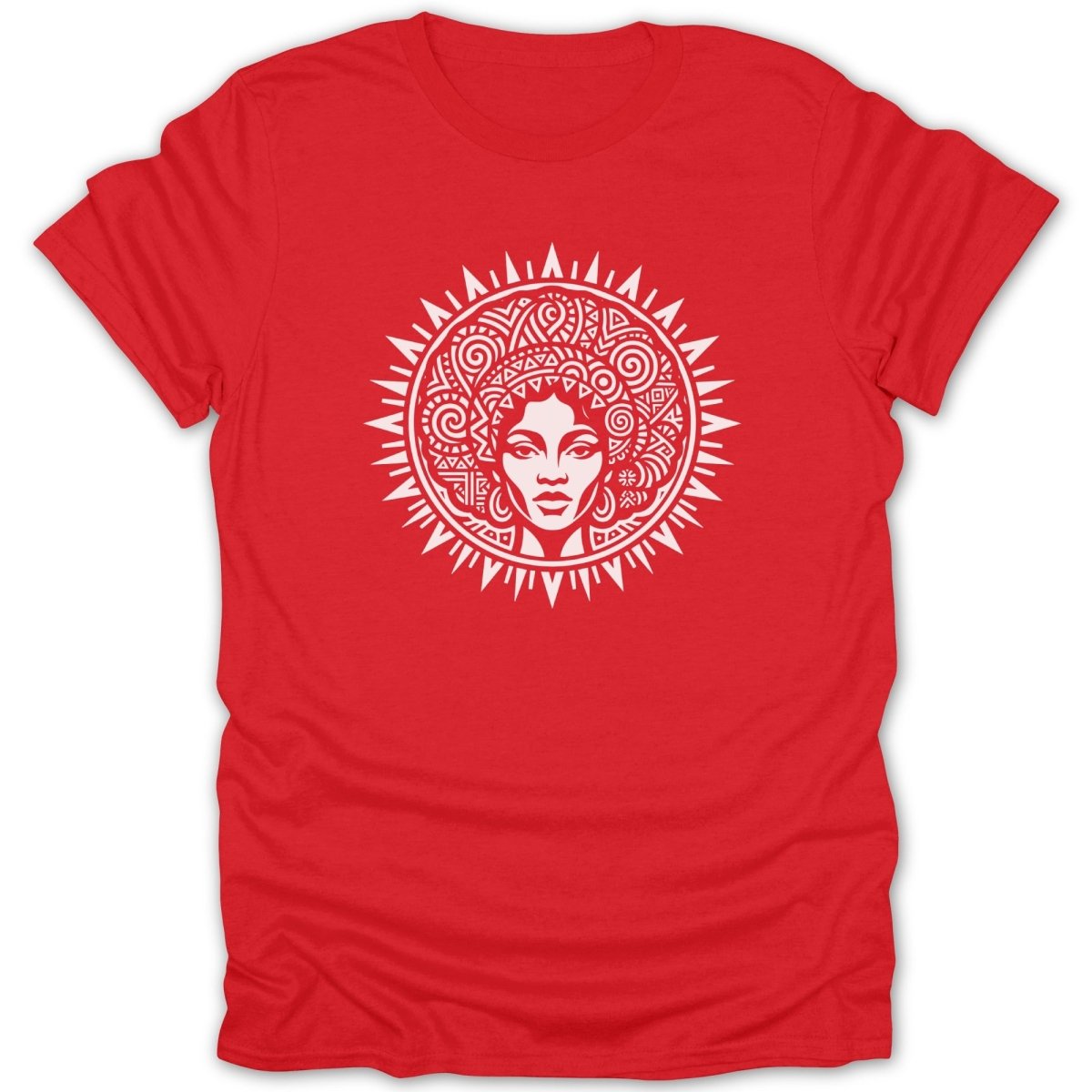 Radiant African Woman Sunburst Tee - Zion Threadz