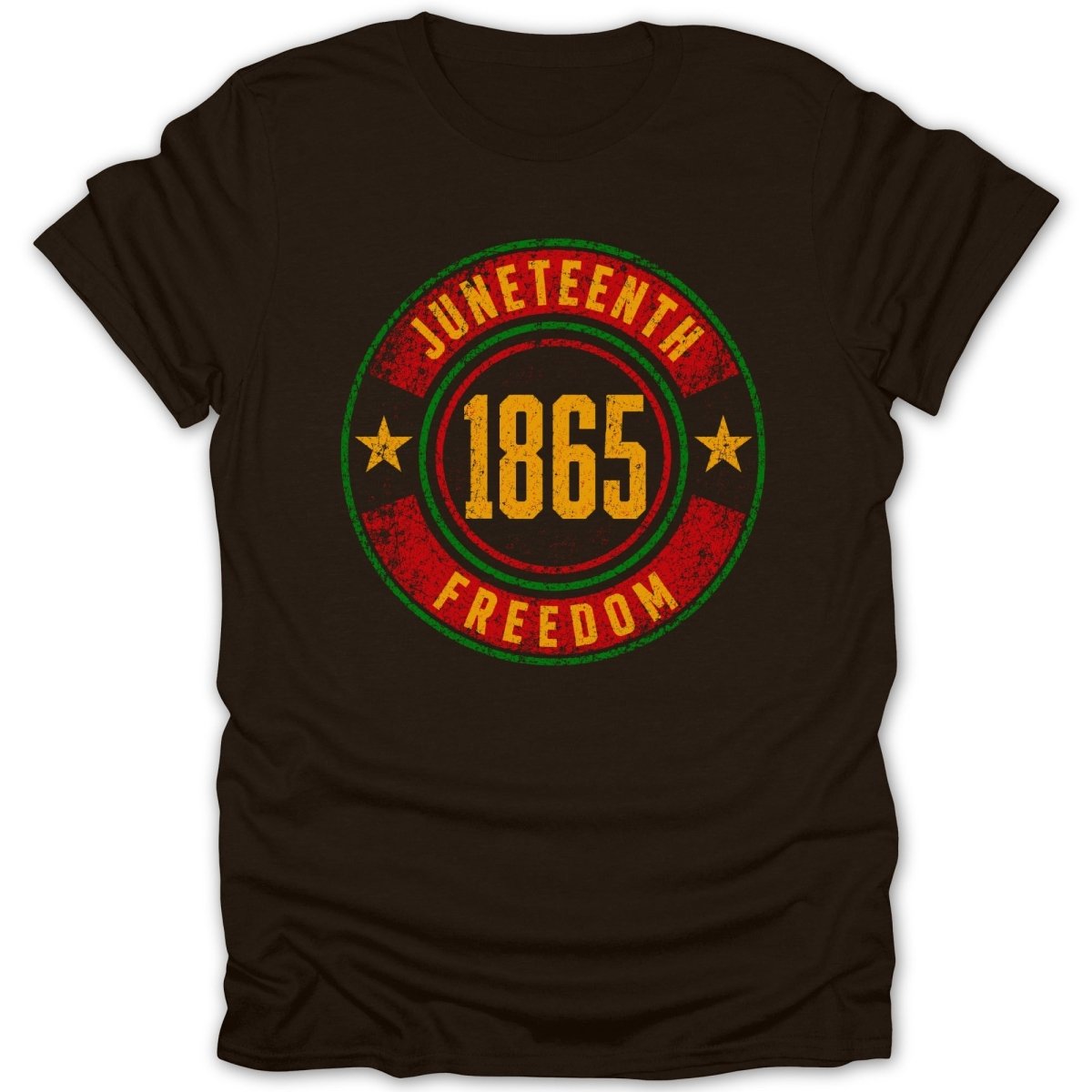 Juneteenth Heritage Freedom 1865 Seal Tee - Zion Threadz