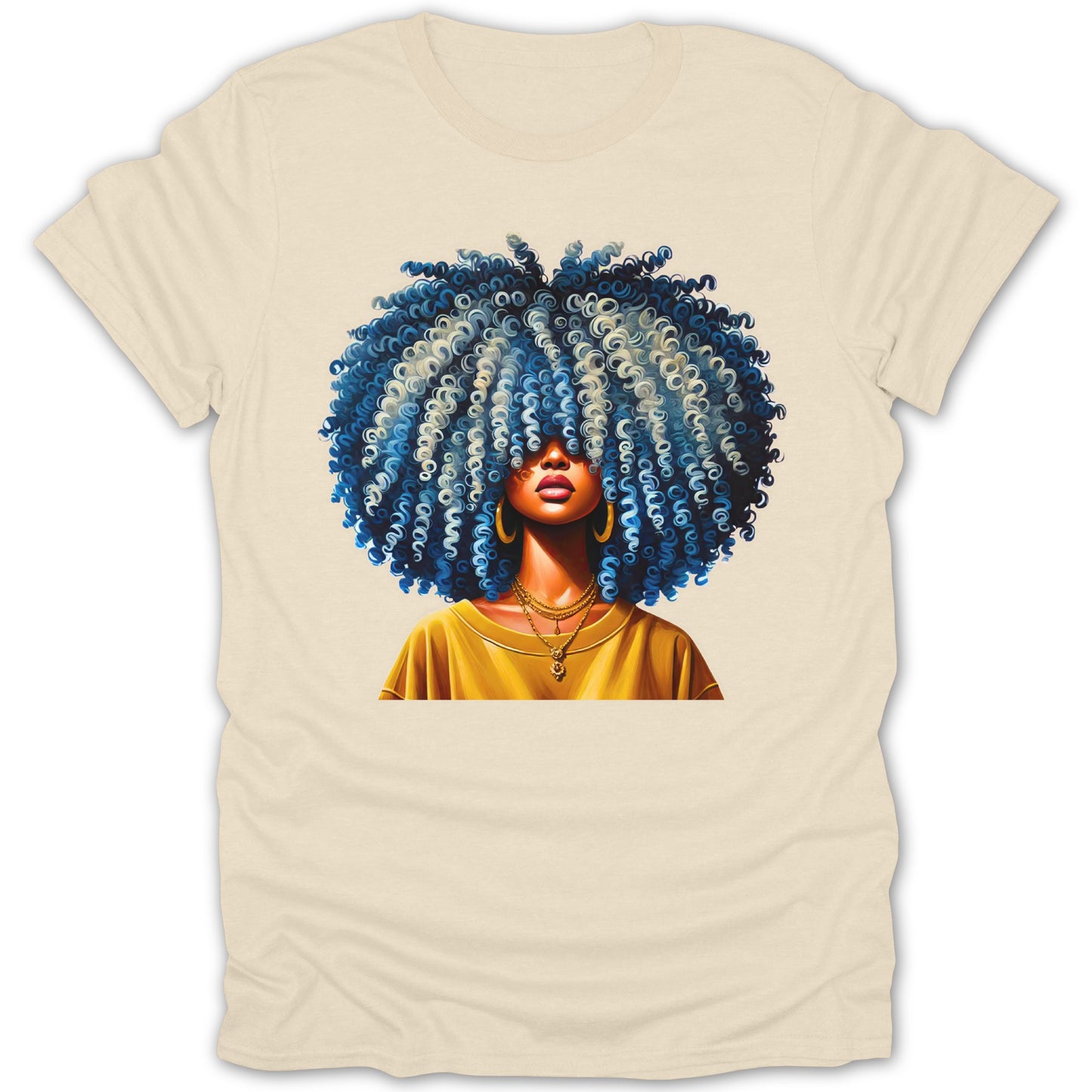 Bold Afro Artwork Graphic Tee Shirt product type