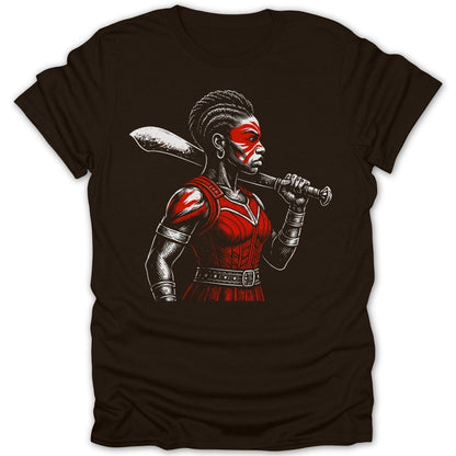 Fierce Kpojito (Woman King) Warrior Paint Tee - Zion Threadz