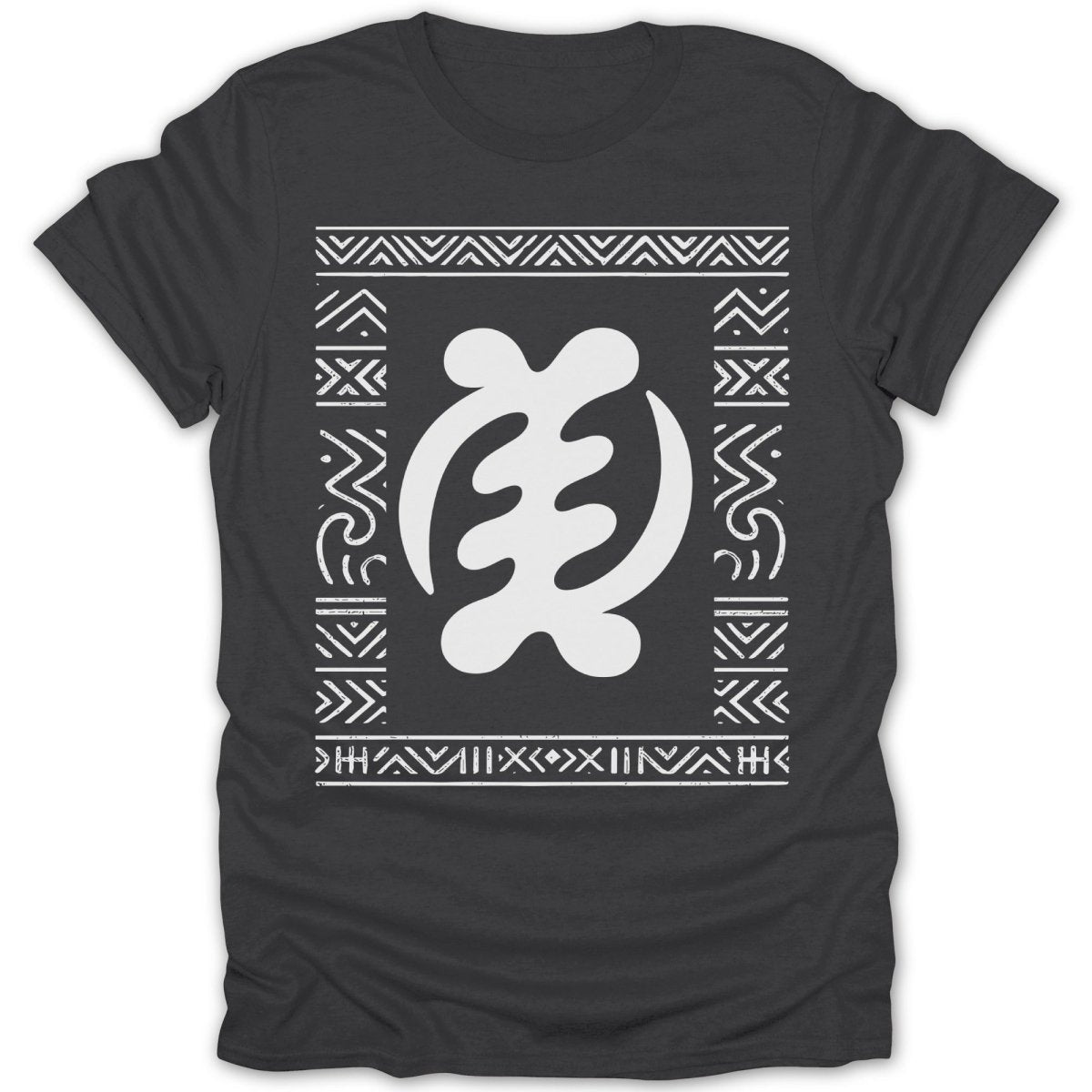 Gye Nyame Adinkra Pattern Tee - Zion Threadz