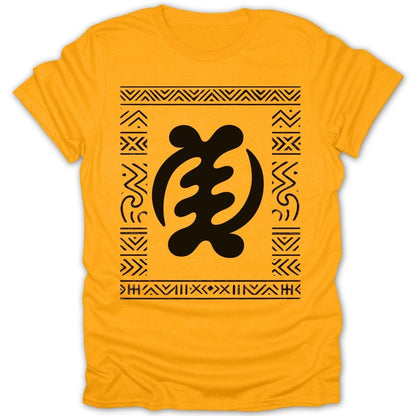Gye Nyame Adinkra Pattern Tee - Zion Threadz