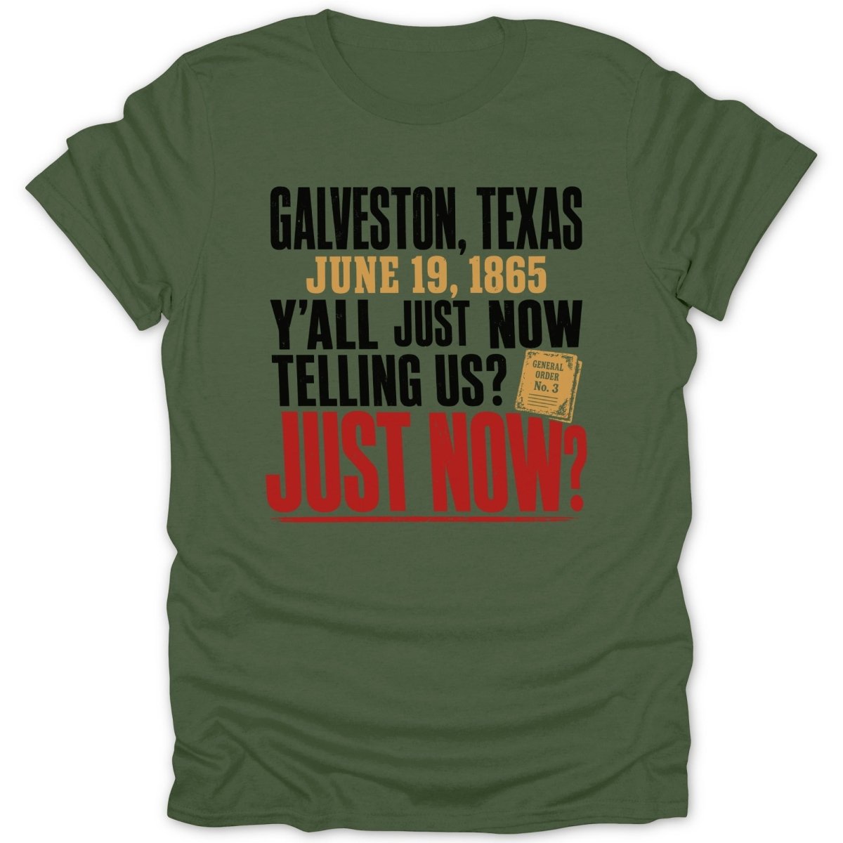 Galveston, Texas June 19, 1865 Y'all Just Now Telling Us? Just Now?