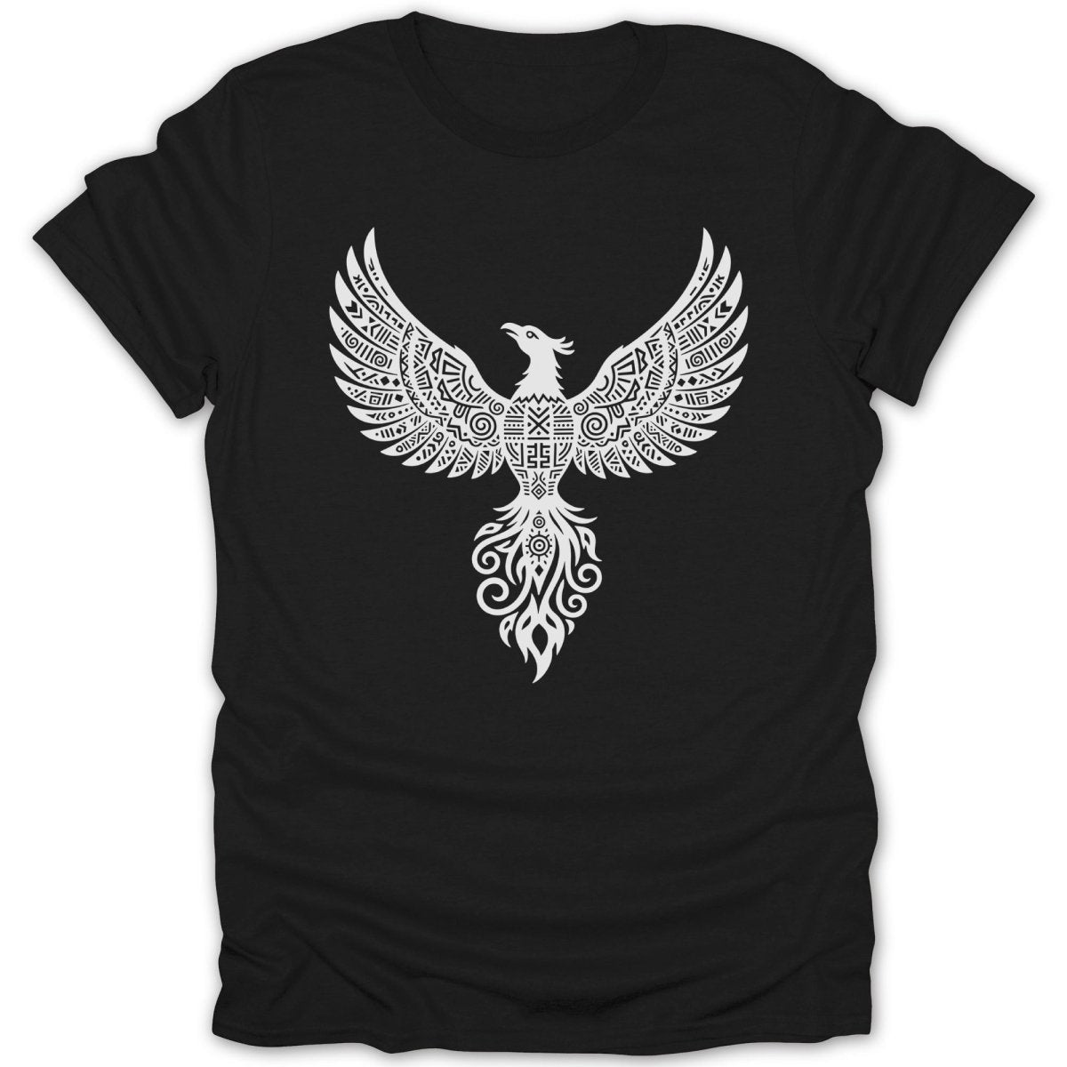 Phoenix Rises Tribal Pattern Tee - Zion Threadz