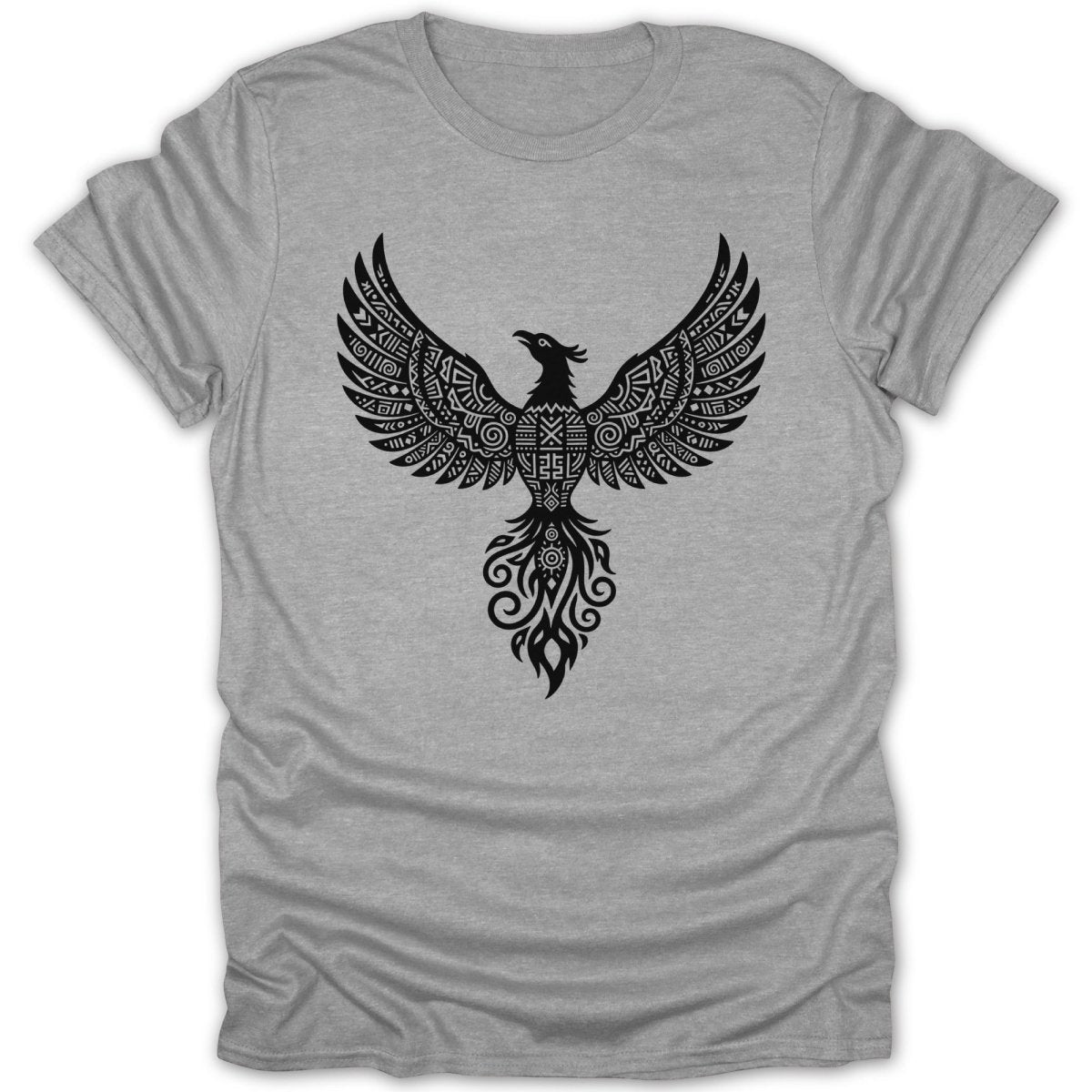 Phoenix Rises Tribal Pattern Tee - Zion Threadz