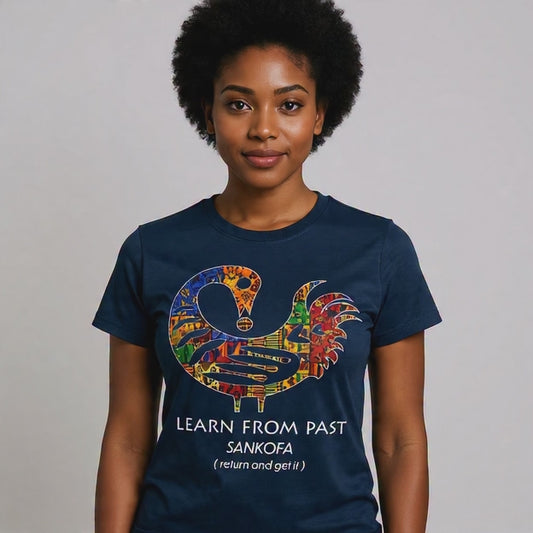Sankofa Adinkra Learn From Past Tribal Tee
