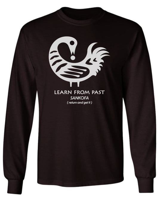 Sankofa Adinkra Learn From Past Long Sleeve - Zion Threadz