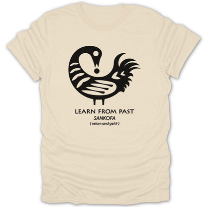 Sankofa Adinkra Learn From Past Tee - Zion Threadz