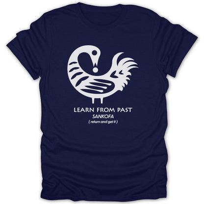 Sankofa Adinkra Learn From Past Tee - Zion Threadz