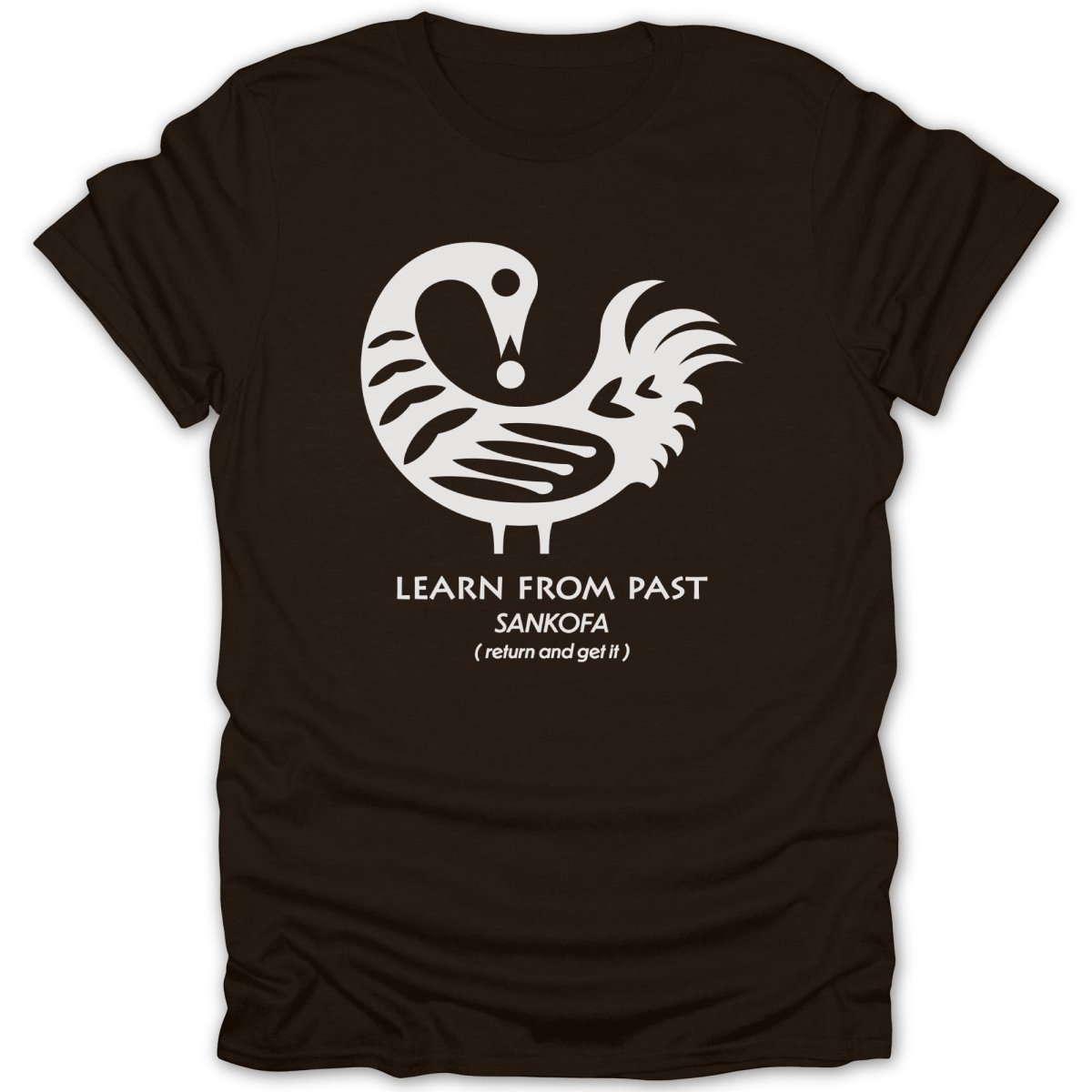 Sankofa Adinkra Learn From Past Tee - Zion Threadz