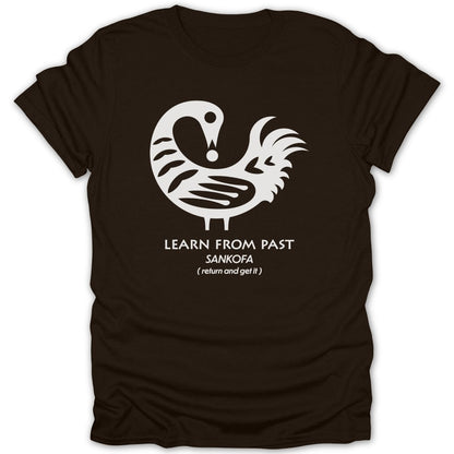 Sankofa Adinkra Learn From Past Tee - Zion Threadz