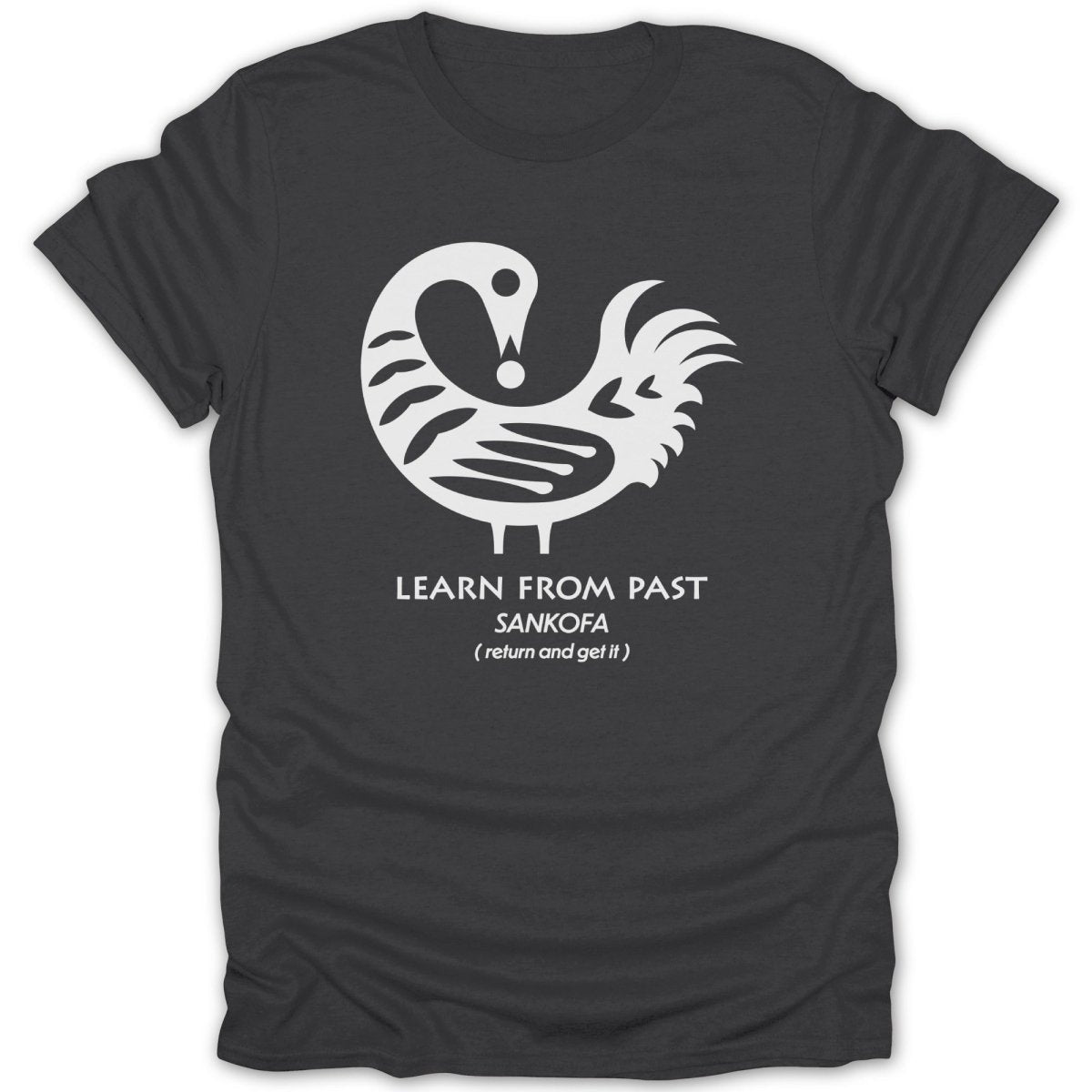Sankofa Adinkra Learn From Past Tee - Zion Threadz
