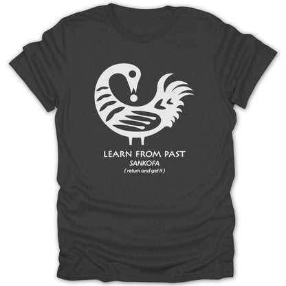 Sankofa Adinkra Learn From Past Tee - Zion Threadz