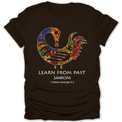 Sankofa Adinkra Learn From Past Tribal Tee - Zion Threadz