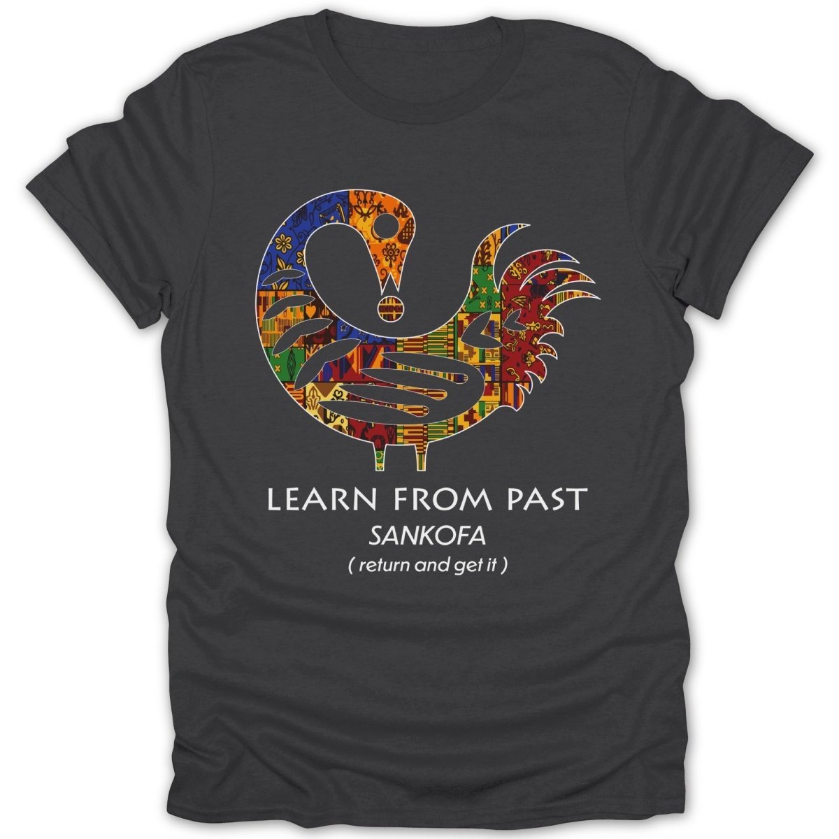 Sankofa Adinkra Learn From Past Tribal Tee - Zion Threadz