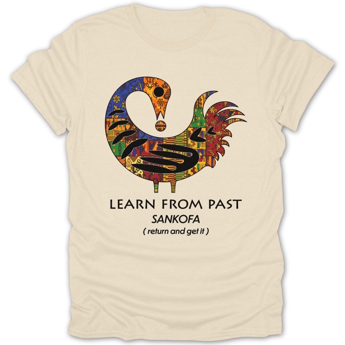 Sankofa Adinkra Tribal W Tee - Zion Threadz