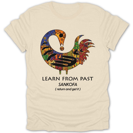 Sankofa Adinkra Tribal W Tee - Zion Threadz