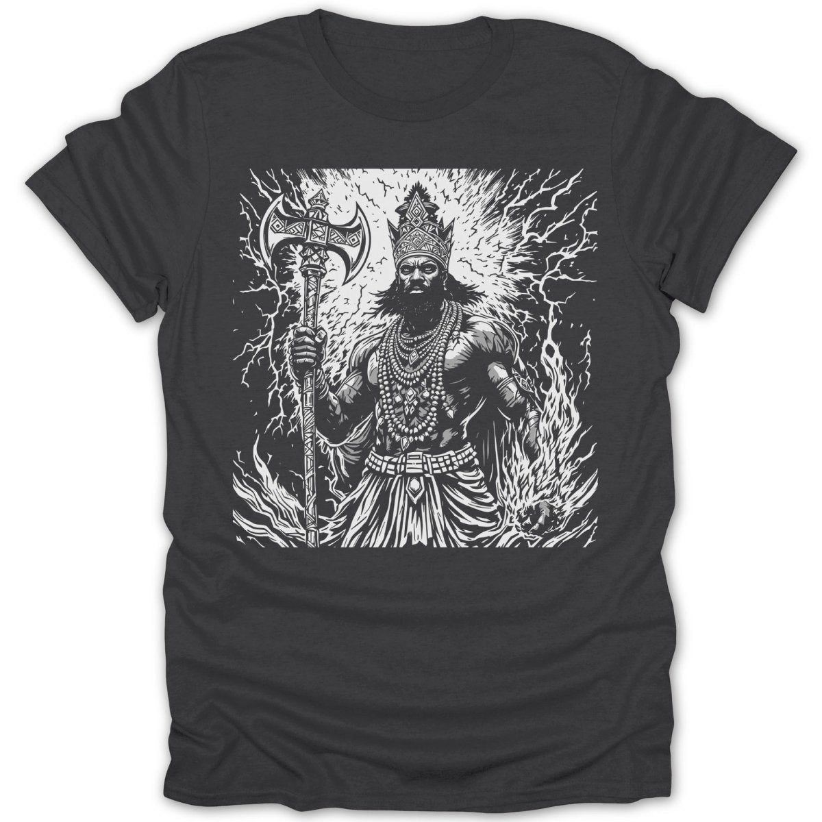 Shango God Of Thunder Yoruba Powerful Tee - Zion Threadz