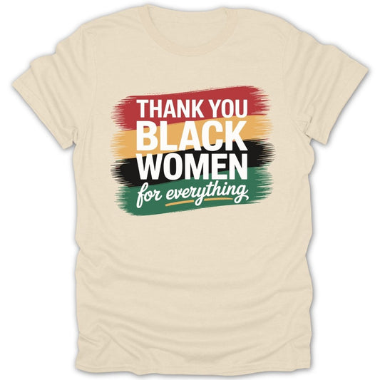 Thanx Black Women Tee - Zion Threadz