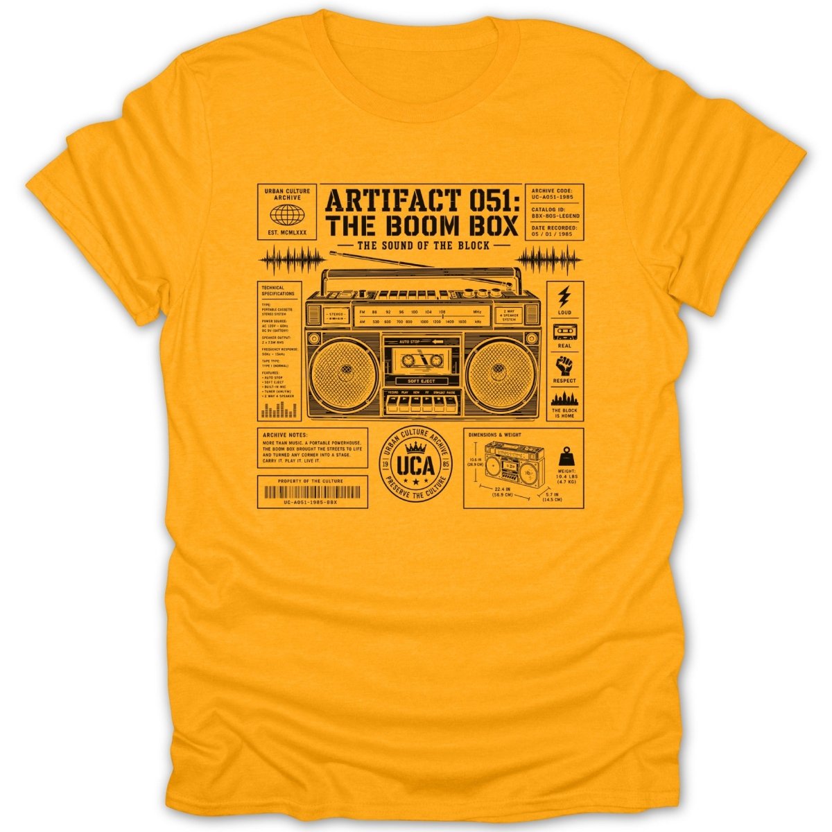 Urban Culture Archive 051, the boom box design, 1985.