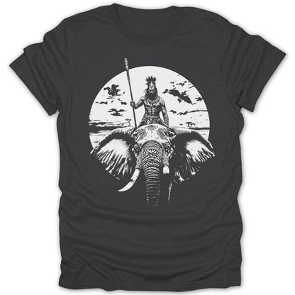 Warrior And Elephant Battle Ready Tee - Zion Threadz